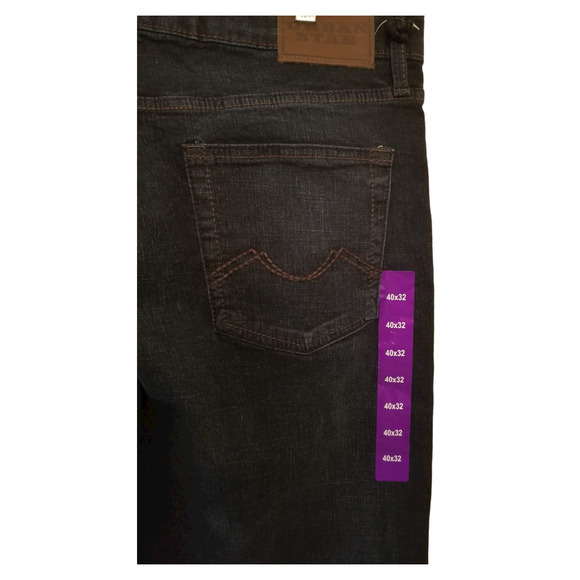 Urban Star Straight Men's Blue Jeans Size 40x32 NWT - Picture 7 of 7